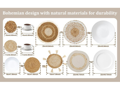 Decorazione Murale Nera Rustica Boho Singola Grigia per Soggiorno