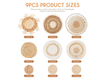 Decorazione Unica per Soggiorno Cesti da Parete di Lusso