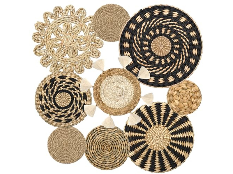 Set di 2 Decorazioni Murali Tropicali per Casa in Stile Sudoccidentale