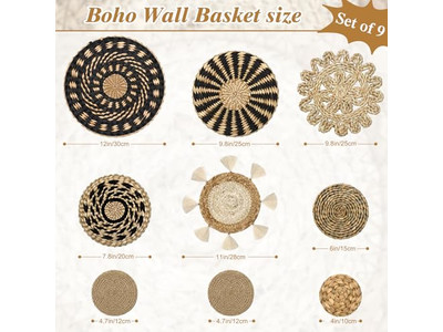 Set di 2 Decorazioni Murali Tropicali per Casa in Stile Sudoccidentale