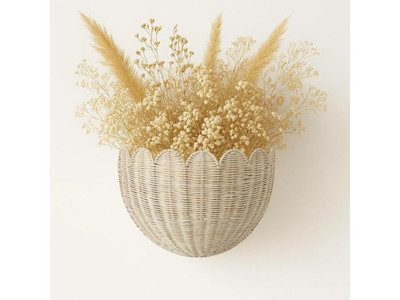 Cesti Africani Decorazione Murale Arte per Camera da Letto Boho Casa Bianco e Nero