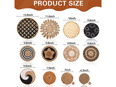 Decorazione Boho per Camera da Letto Motivo Africano Parete Stoccaggio Cucina Boho