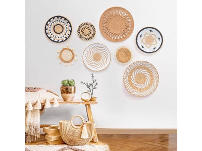 Decorazione Murale Boho per Cucina Marocchina in Stile Fattoria Moderna