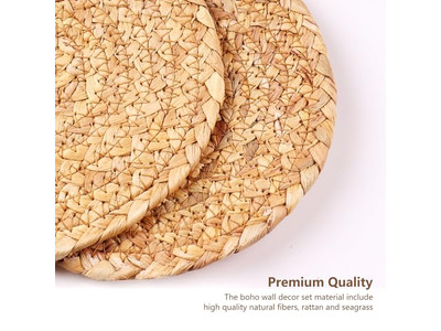 Set di 10 Cesti di Erba Marina per Decorazione Murale